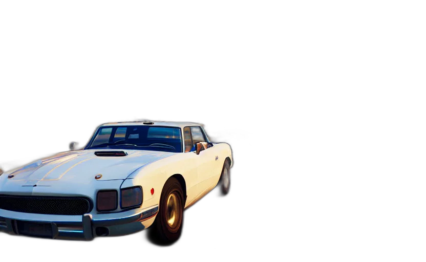 car, weapon, 3d render, photorealistic transparent PNG cut-out