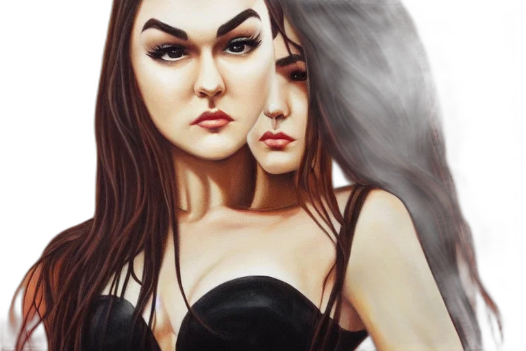 face, photorealistic, fantasy art, comic book art transparent PNG cut-out