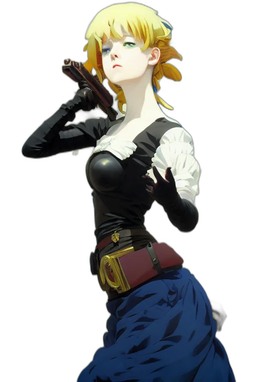 staff, weapon, dress, crown transparent PNG cut-out