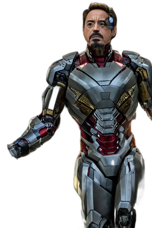 robot, concept art, 3d render, comic book art transparent PNG cut-out