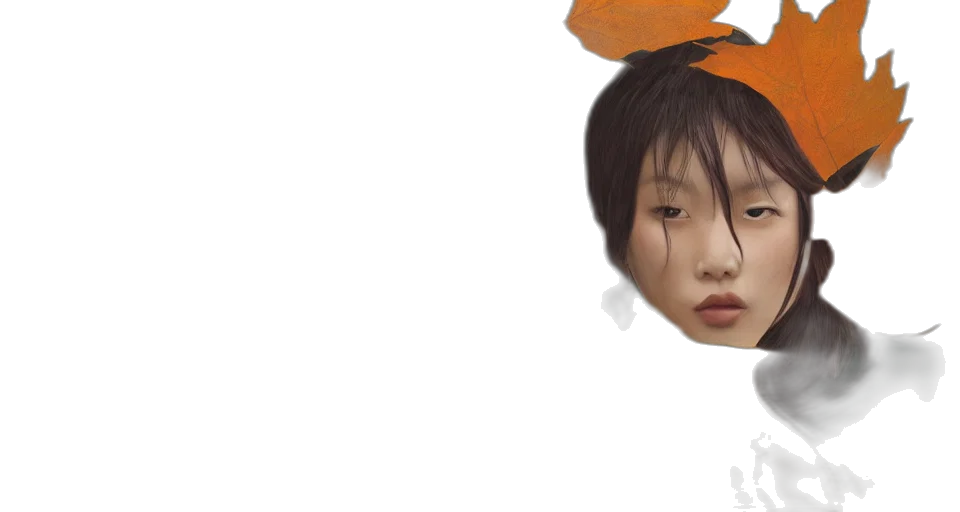 face, hair, hat, mask transparent PNG cut-out