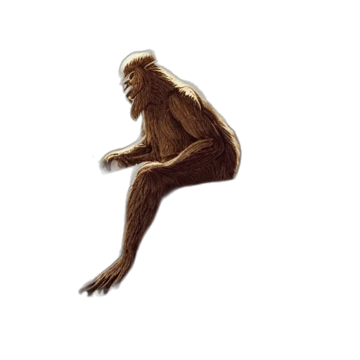 creature, animal, hair, staff transparent PNG cut-out