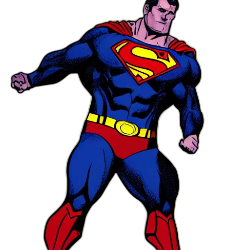 comic book art, concept art, cartoon, portrait transparent PNG cut-out