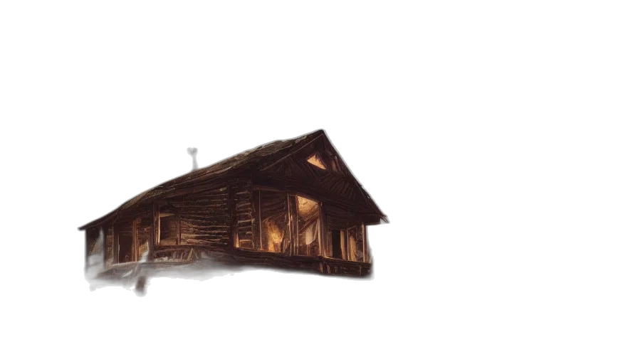 building, concept art, 3d render, watercolor transparent PNG cut-out