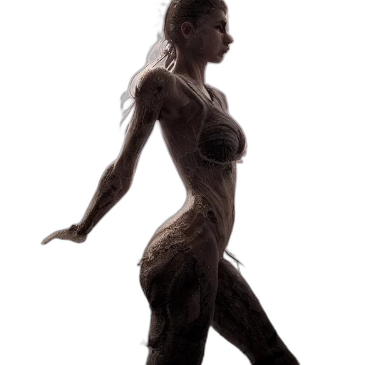 dress, creature, robot, concept art transparent PNG cut-out