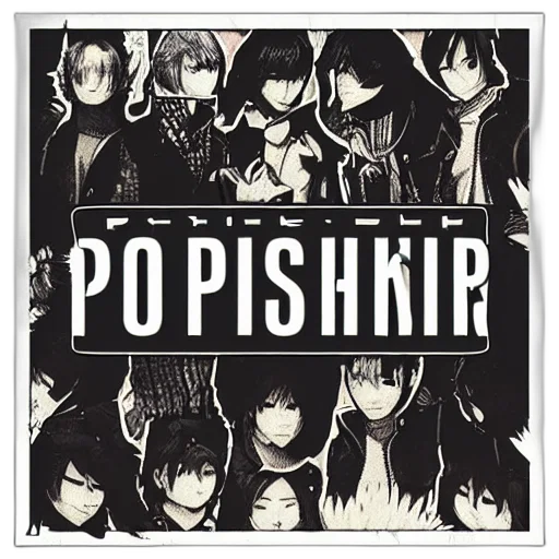 cyberpunk, anime, album, cover transparent PNG cut-out