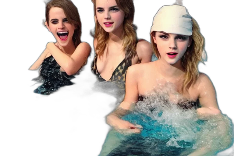 photorealistic, concept art, underwater, emma transparent PNG cut-out