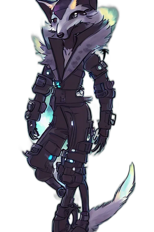 staff, jacket, creature, robot transparent PNG cut-out