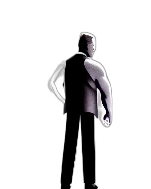 robot, staff, jacket, mask transparent PNG cut-out