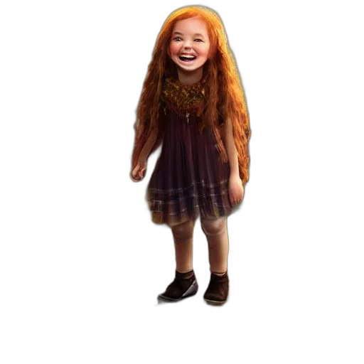dress, hair, creature, animal transparent PNG cut-out