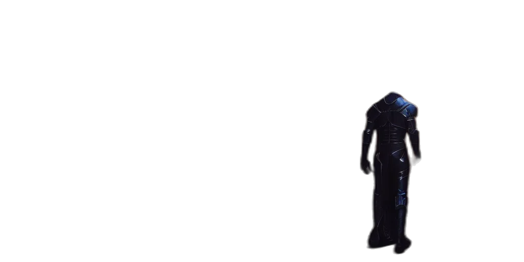 dress, jacket, staff, monochrome transparent PNG cut-out