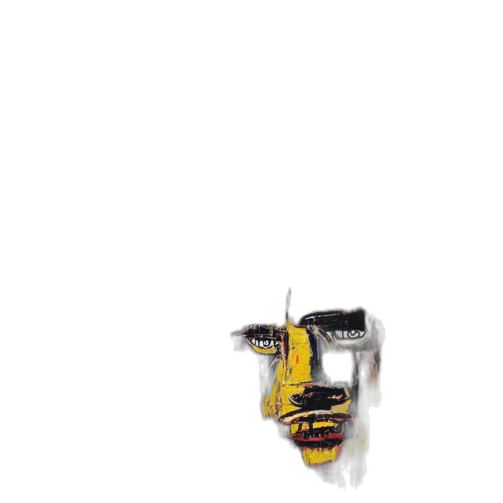 mask, robot, face, crown transparent PNG cut-out