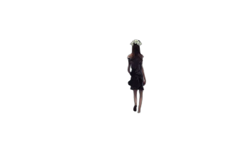 dress, robot, staff, hat transparent PNG cut-out