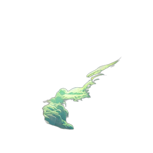 dragon, weapon, staff, creature transparent PNG cut-out