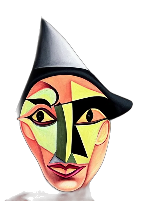 mask, face, hat, staff transparent PNG cut-out
