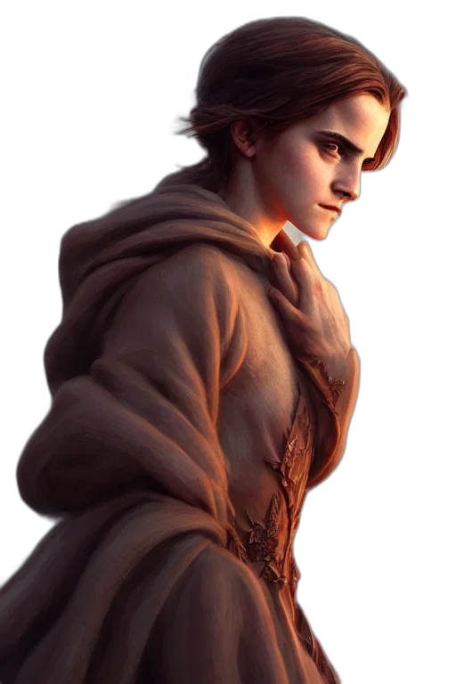 jacket, face, creature, dress transparent PNG cut-out