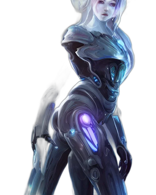 robot, weapon, concept art, cyberpunk transparent PNG cut-out