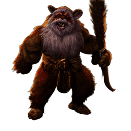 staff, creature, animal, concept art transparent PNG cut-out
