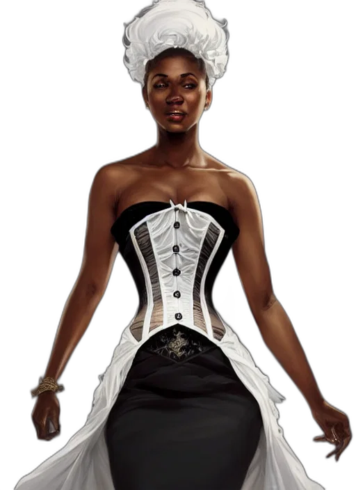 dress, concept art, fantasy art, comic book art transparent PNG cut-out