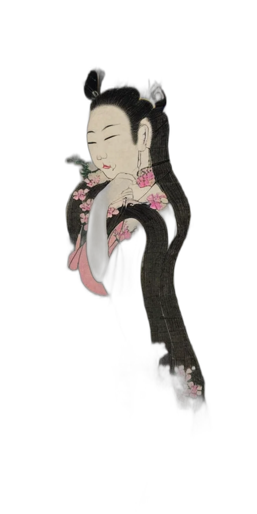 staff, hair, dragon, creature transparent PNG cut-out