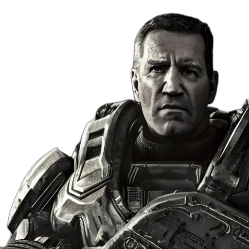 face, concept art, photorealistic, comic book art transparent PNG cut-out