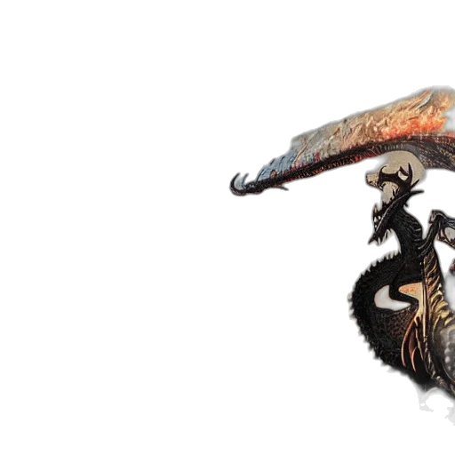 dragon, creature, animal, weapon transparent PNG cut-out