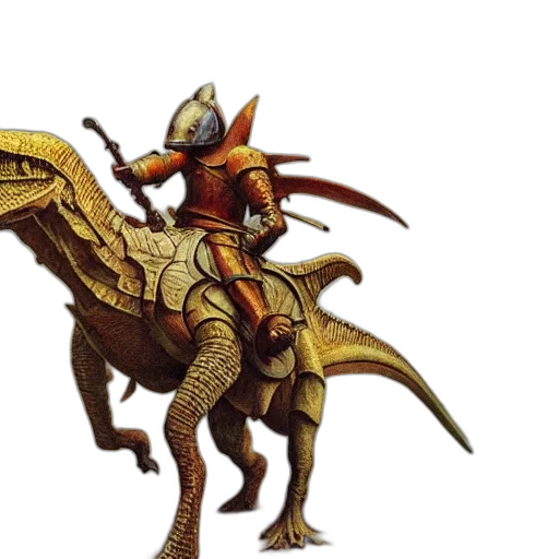 dragon, creature, staff, animal transparent PNG cut-out