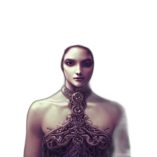 dress, mask, creature, jewelry transparent PNG cut-out