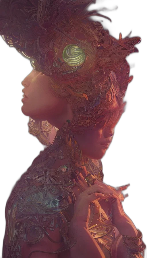 crown, face, mask, dress transparent PNG cut-out