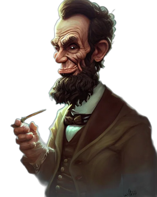 face, staff, concept art, photorealistic transparent PNG cut-out