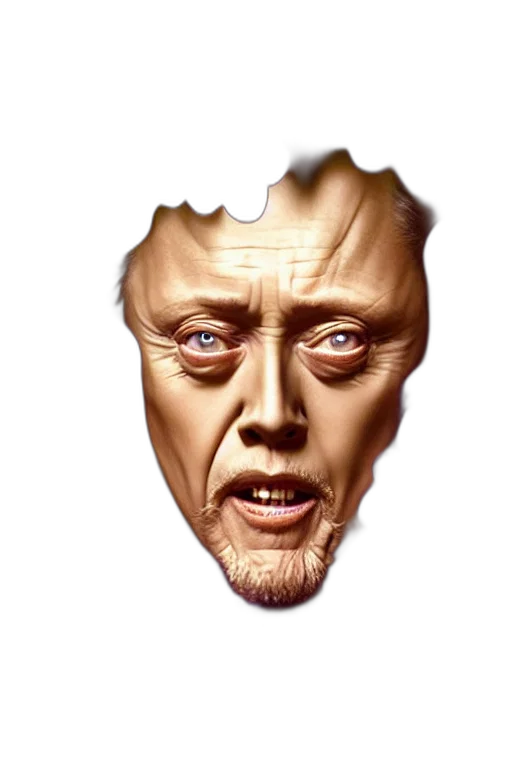 face, mask, robot, creature transparent PNG cut-out