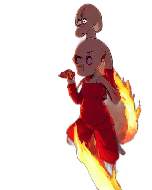 staff, mask, creature, weapon transparent PNG cut-out