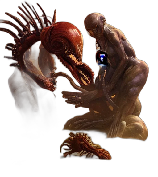creature, animal, robot, concept art transparent PNG cut-out