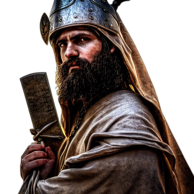 sword, staff, hat, crown transparent PNG cut-out