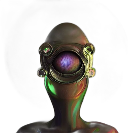mask, robot, face, creature transparent PNG cut-out