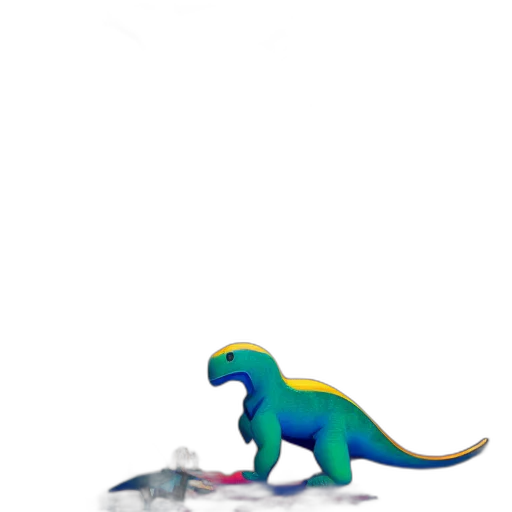 dragon, animal, creature, staff transparent PNG cut-out