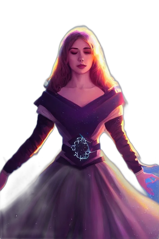 dress, crown, fantasy art, concept art transparent PNG cut-out