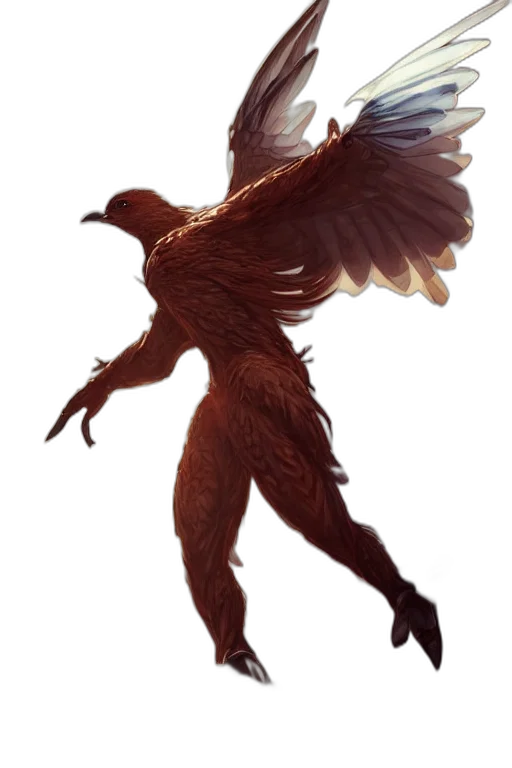 creature, animal, dragon, staff transparent PNG cut-out