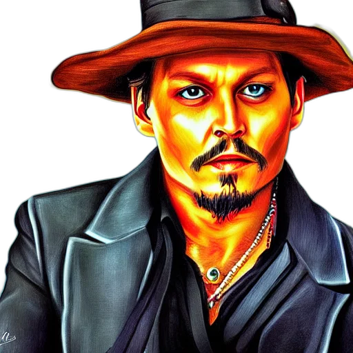 hat, face, photorealistic, comic book art transparent PNG cut-out