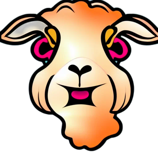 animal, face, staff, cartoon transparent PNG cut-out
