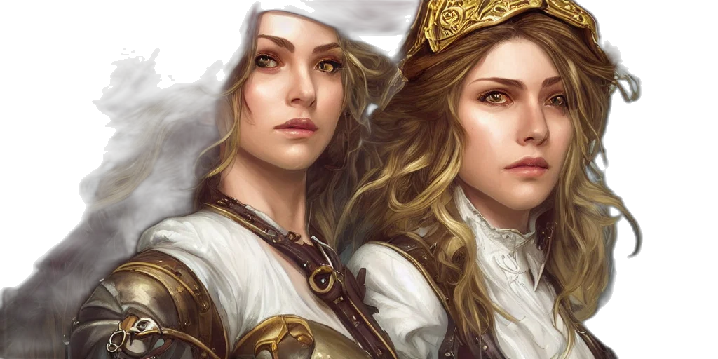 fantasy art, concept art, photorealistic, oil painting transparent PNG cut-out