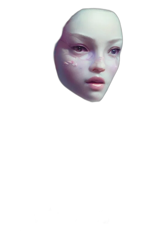 face, mask, robot, creature transparent PNG cut-out