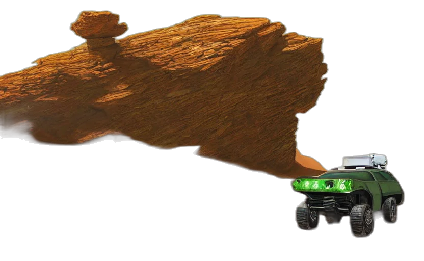 car, tree, hair, weapon transparent PNG cut-out