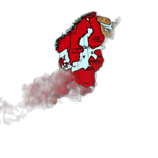 dragon, fog, red, mercator transparent PNG cut-out