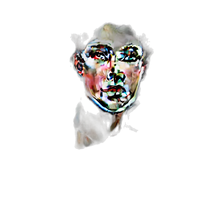 face, mask, staff, creature transparent PNG cut-out