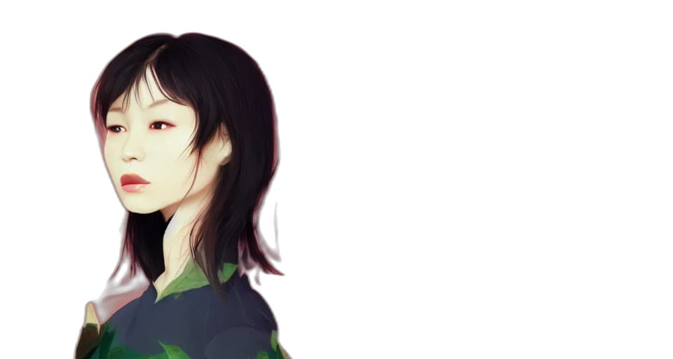 face, mask, dragon, staff transparent PNG cut-out