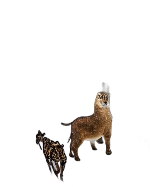 animal, bottle, creature, staff transparent PNG cut-out