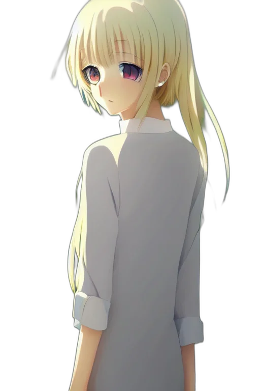 dress, jacket, staff, face transparent PNG cut-out