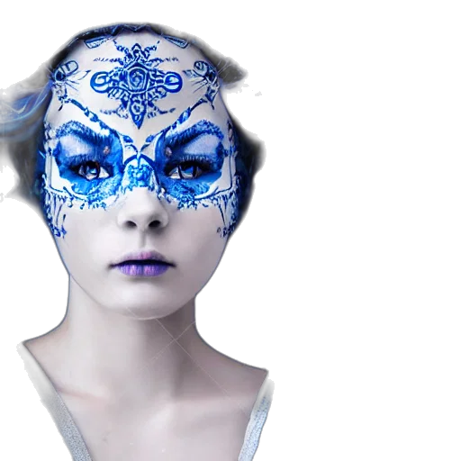 mask, face, photorealistic, fantasy art transparent PNG cut-out