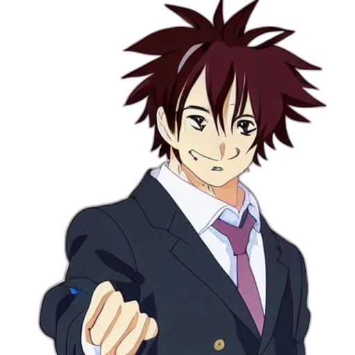 staff, jacket, anime, cartoon transparent PNG cut-out